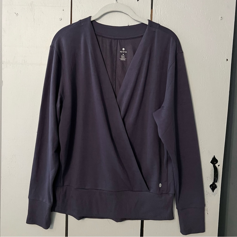 Apana Sweatshirt Petal Hem Polyester blended Size M
